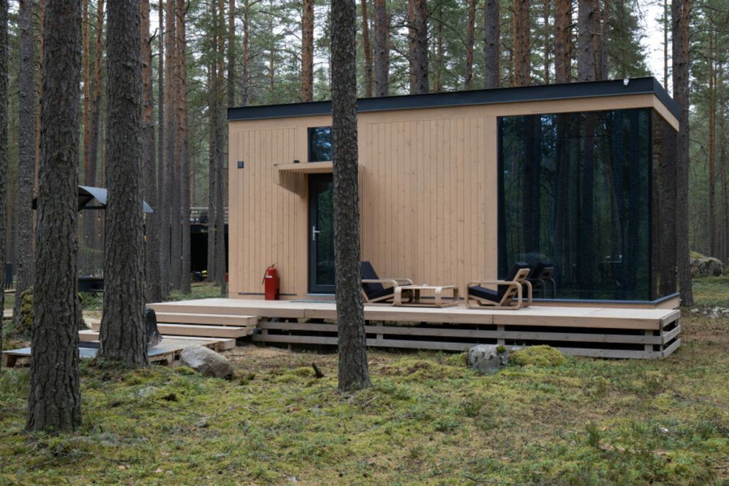 Отдельный дом дзен с видовой ванной (проживание без животных и детей)