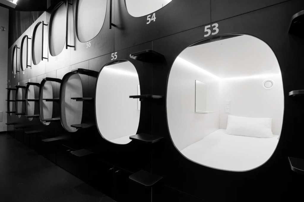 Двухместный номер с 1 кроватью капсула