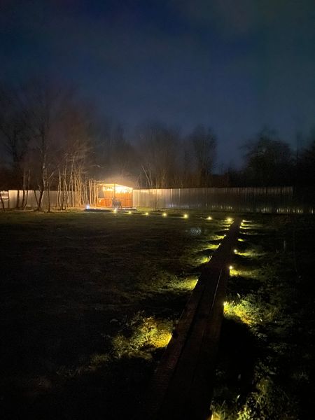 «Лунная дорожка» к зоне барбекю 