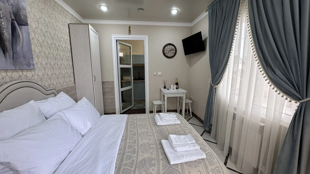 Двухместный номер с 1 кроватью Стандарт улучшенный с кухней