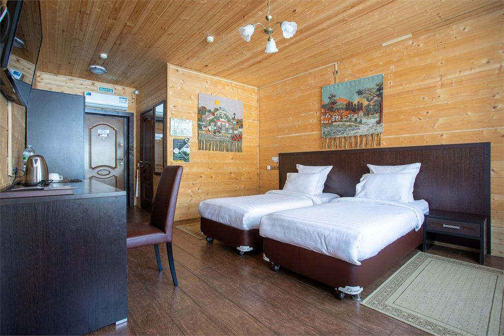 Двухместный номер с 2 отдельными кроватями Стандарт гостиница (номер первой категории)