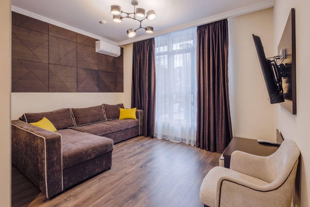 Четырёхместный номер Люкс двухместный двухкомнатный