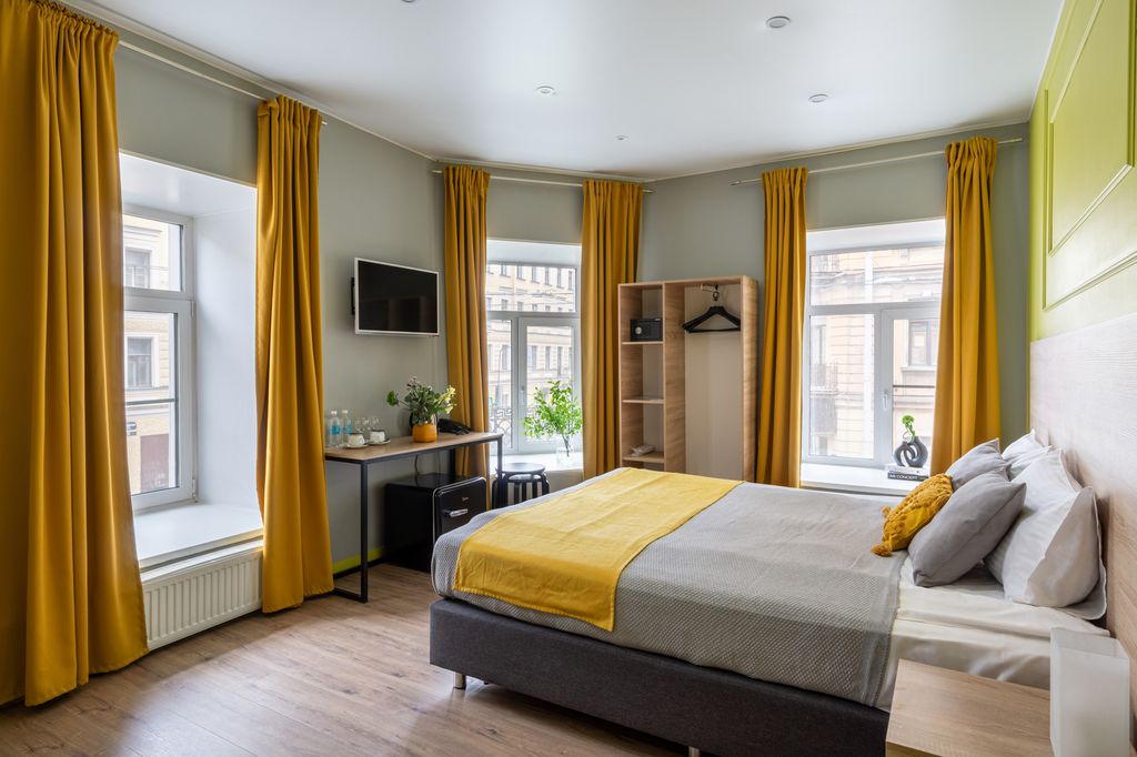 Двухместный номер с 1 кроватью Делюкс с Панорамным видом на город