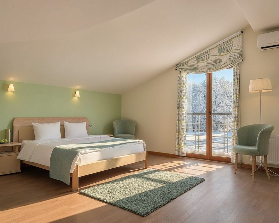 Семейный номер большой двухуровневый люкс