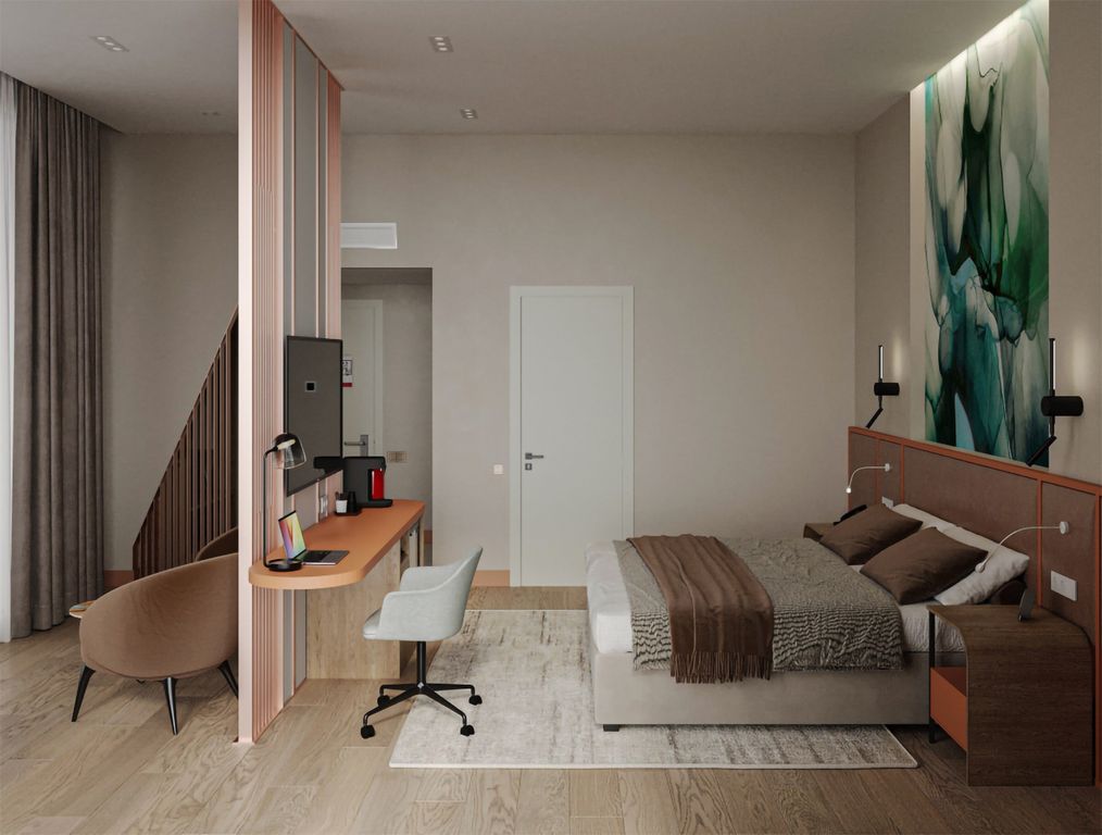 Двухместный номер с 1 кроватью улучшенный