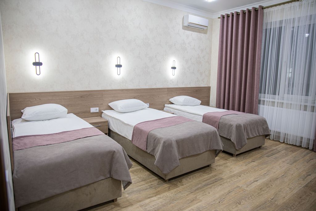 Трёхместный номер Стандарт с 3-мя односпальными кроватями