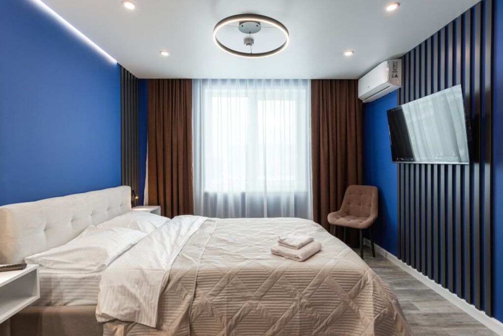 Двухместный номер с 1 кроватью комфорт Индиго