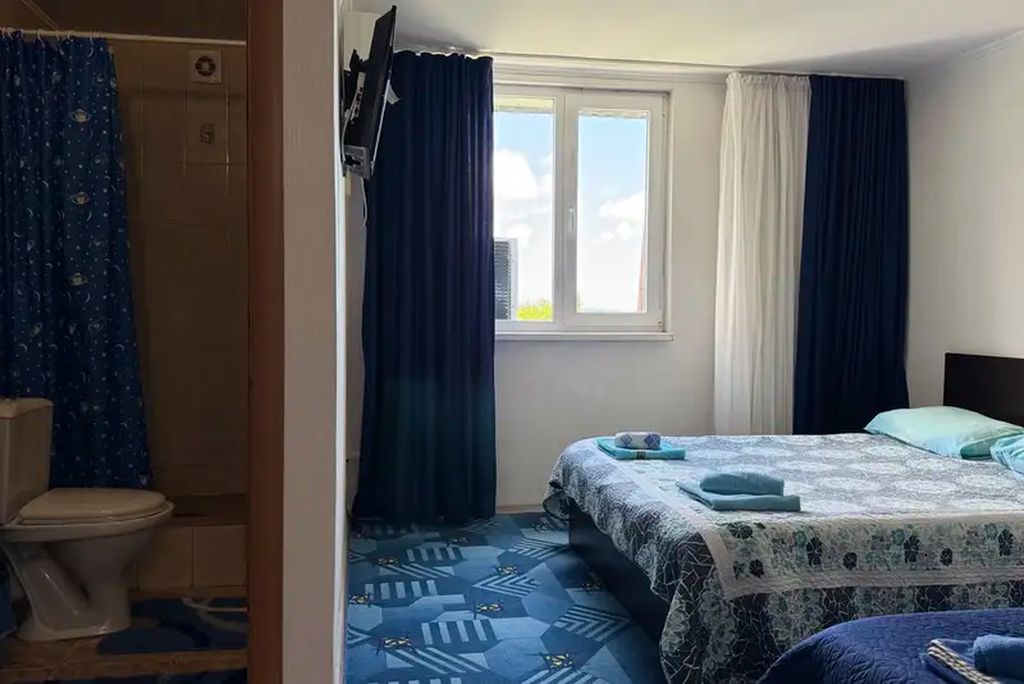 Трёхместный номер улучшенный апартамент с кухней 44