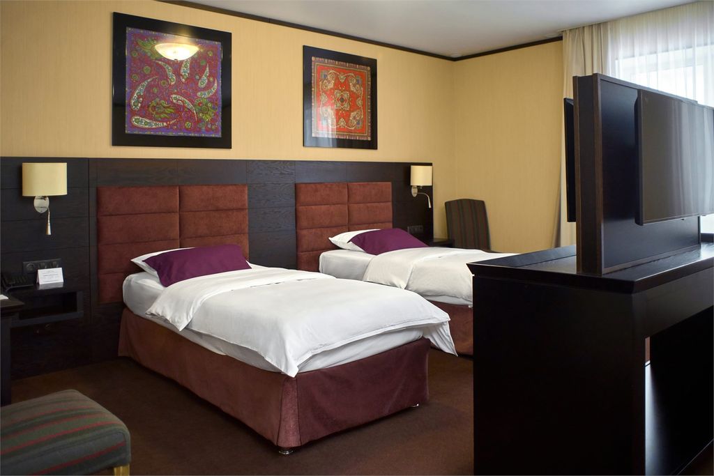 Двухместный номер с 2 отдельными кроватями Полулюкс с двумя односпальными кроватями