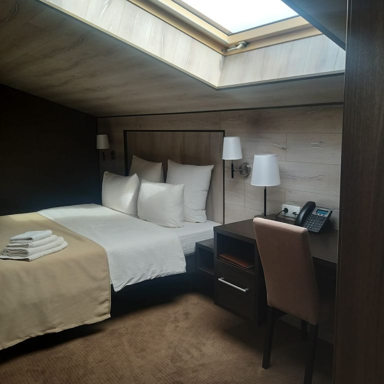 Двухместный номер с 1 кроватью стандарт мансардный этаж