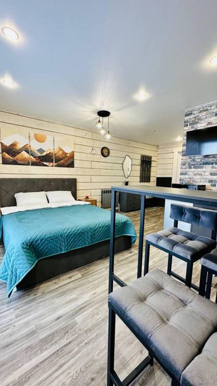 Двухместный номер с 1 кроватью с видом на горы