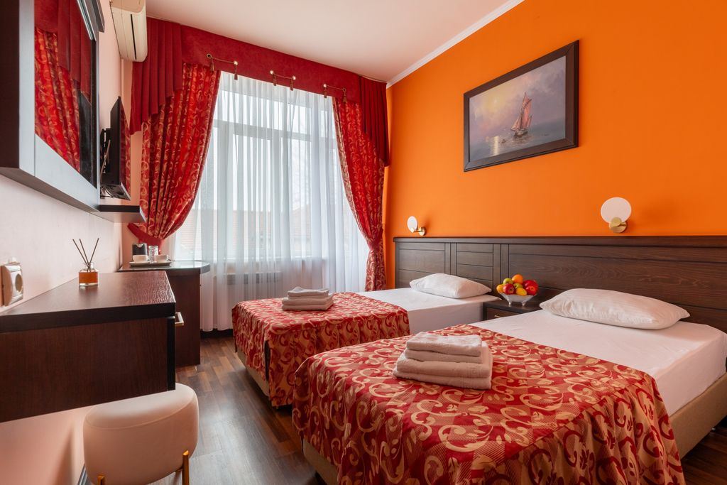 Двухместный номер с 2 отдельными кроватями Двухместный номер с 1 двуспальной кроватью или 2 односпальными