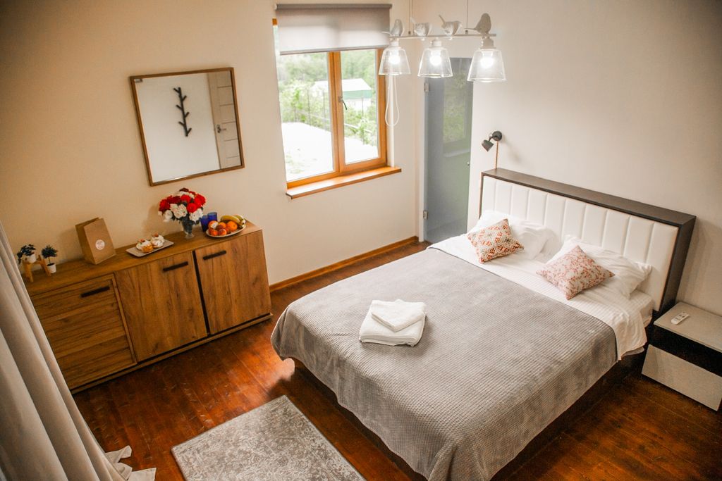 Двухместный номер с 1 кроватью стандарт с видом на горы