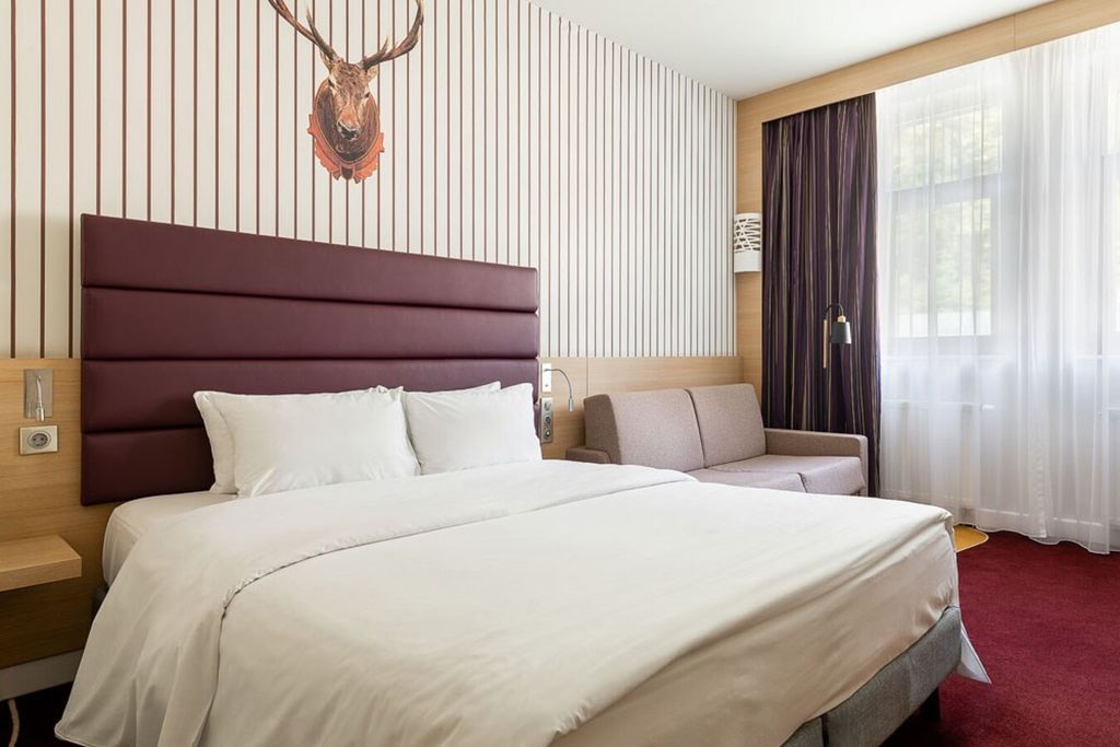 Двухместный номер с 1 кроватью стандарт с видом на лес