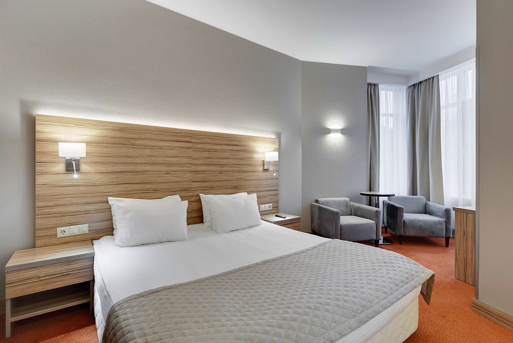 Двухместный номер с 2 отдельными кроватями Джуниор сюит на сторону парка