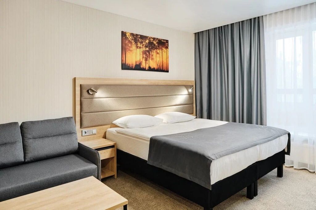 Двухместный номер с 1 кроватью Студия 1-комнатная корпус 14 Граф Муравьев