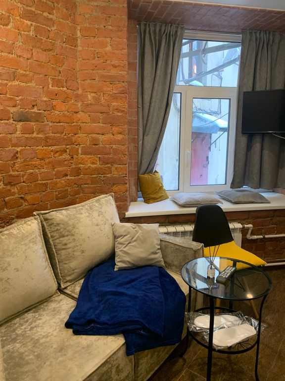 Апартаменты студия на двоих с диваном-кроватью