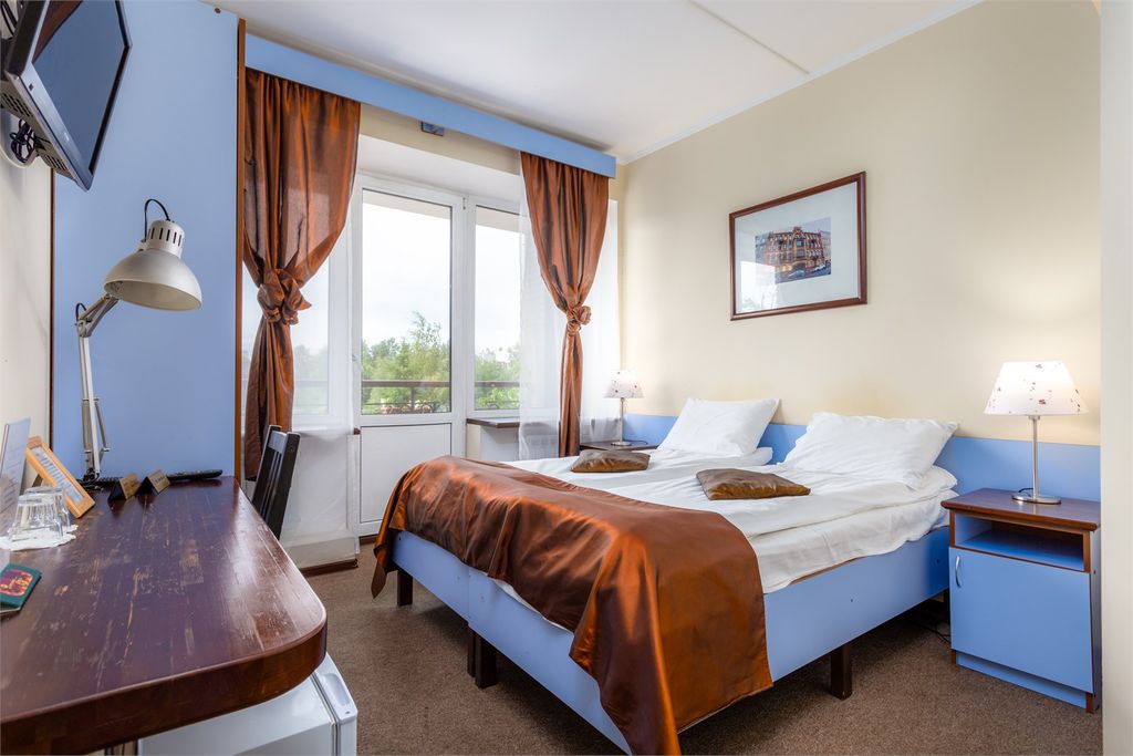 Двухместный номер с 1 кроватью люкс с балконом