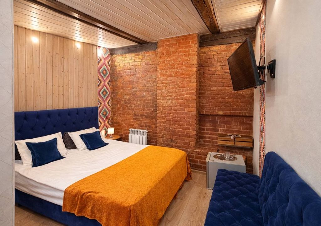 Двухместный номер с 1 кроватью Бюджетный номер с мансардой