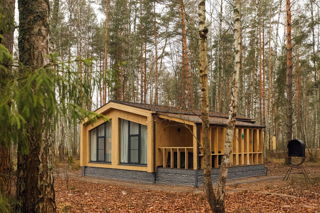 Дом "Хвоя" с 2 спальнями