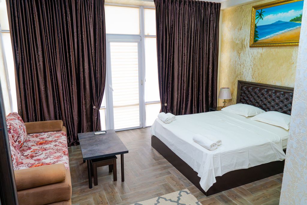 Двухместный номер с 1 кроватью 3 корпус, стандарт без вида на море (с видом на горы) без лифта