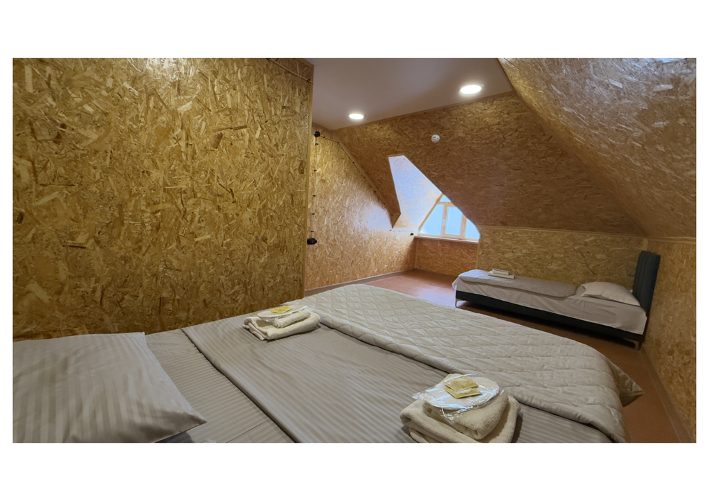 Двухместный номер с 2 отдельными кроватями стандарт с видом на горы