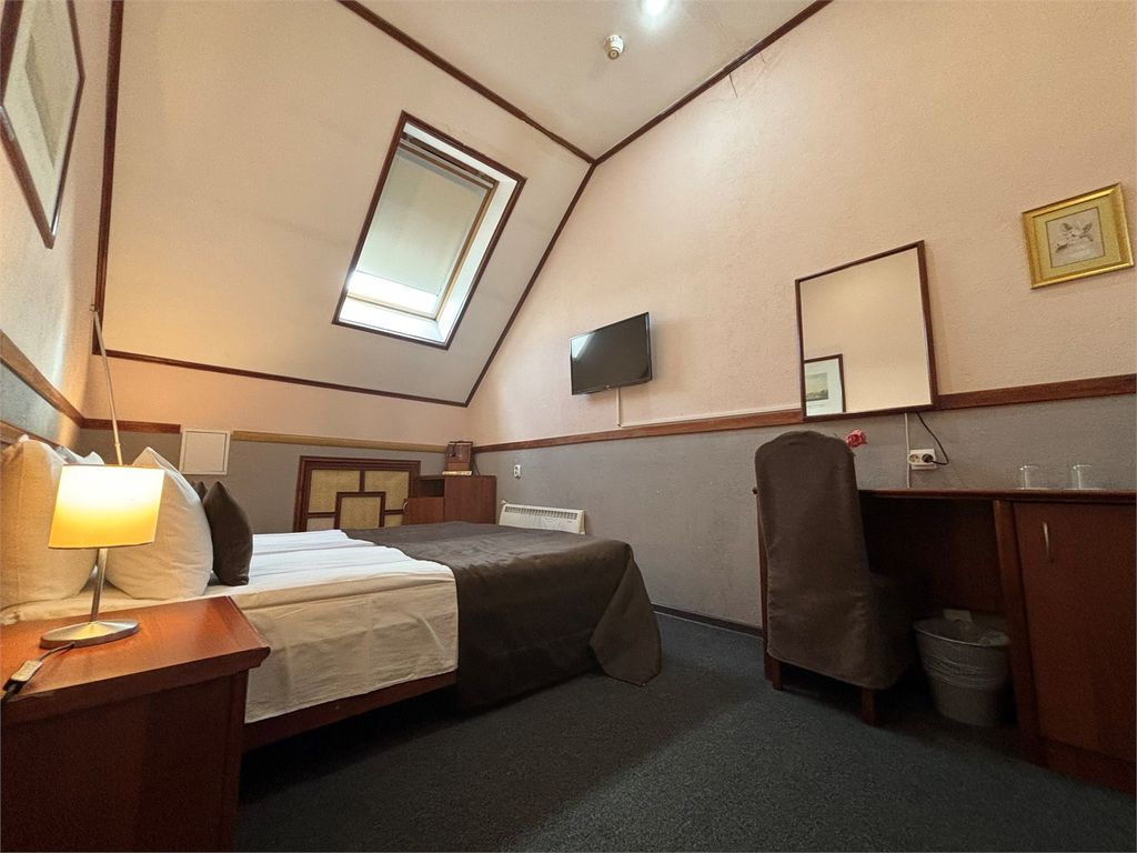 Двухместный номер с 1 кроватью эконом с мансардным окном