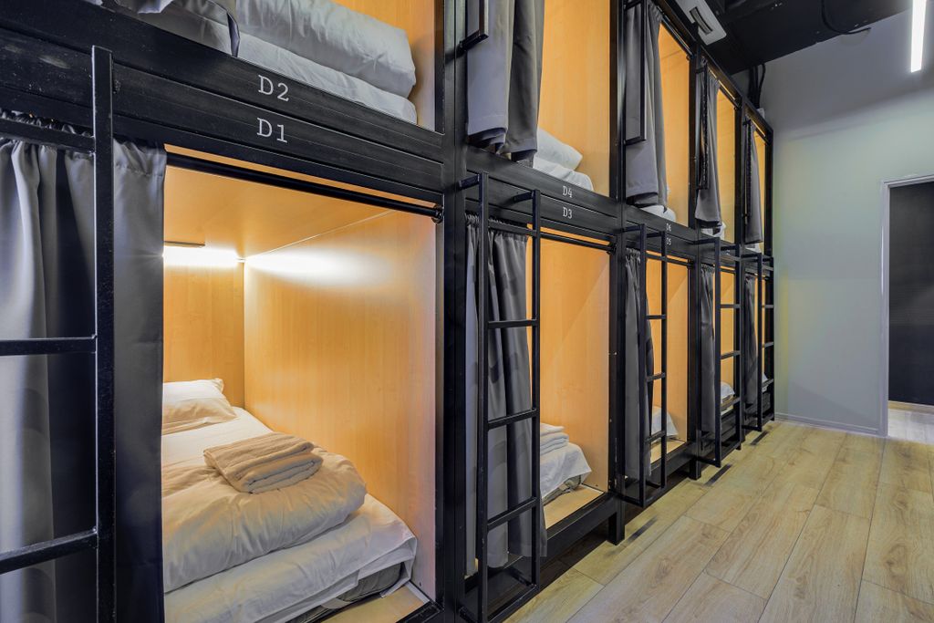 Многоместный женский номер Капсула в женском номере