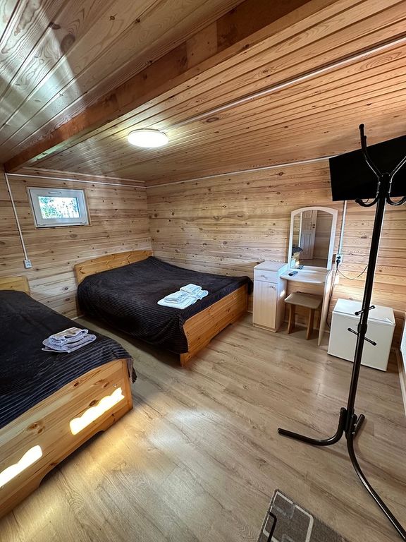 Семейный номер Трехместный номер с двуспальной и односпальной кроватями