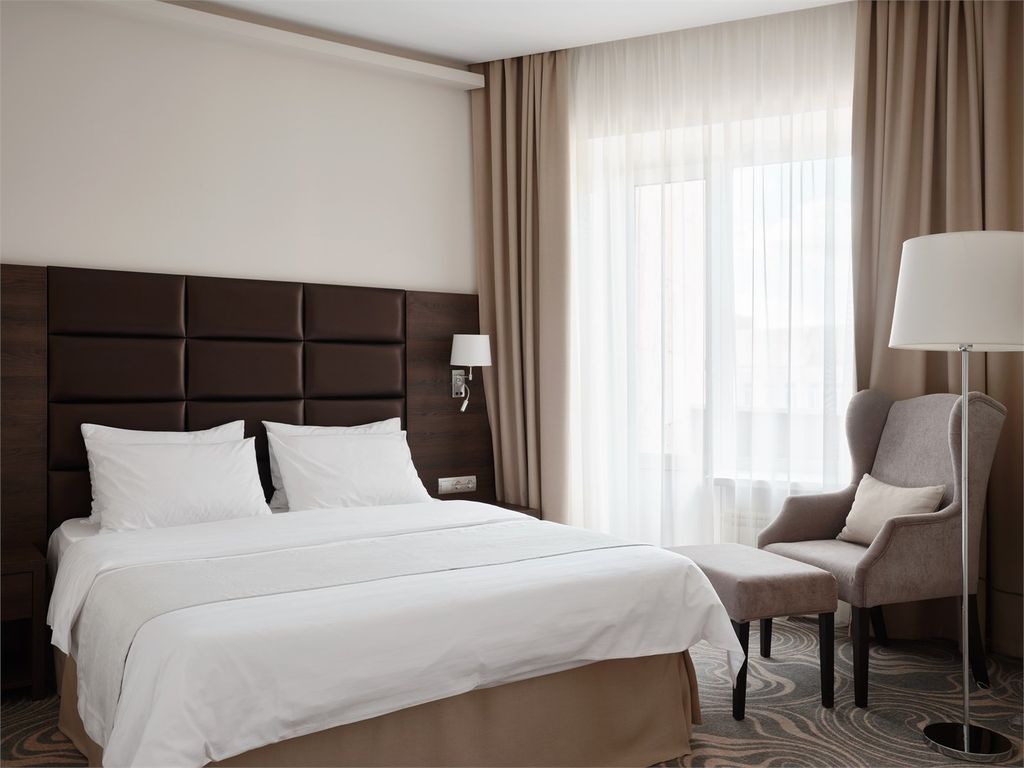 Двухместный номер с 1 кроватью люкс представительский однокомнатный