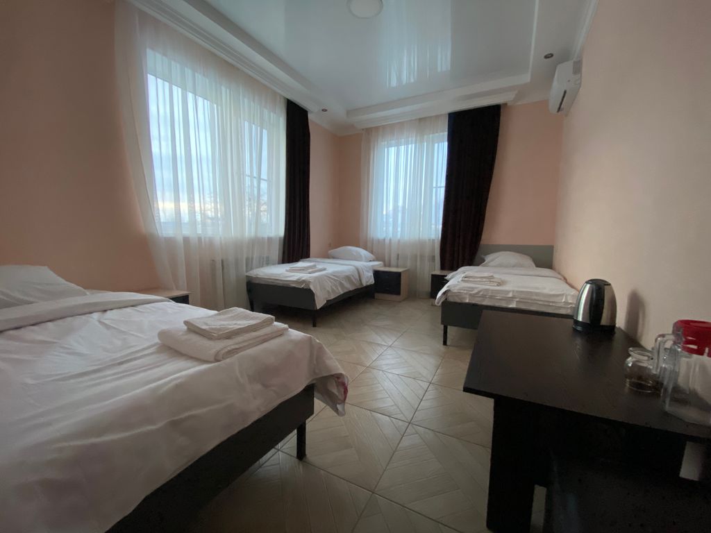 Трёхместный номер стандарт с видом на горы