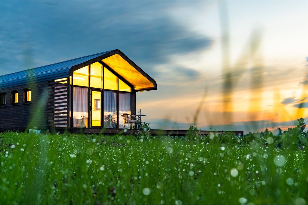 Дом Дача для двоих с панорамной террасой