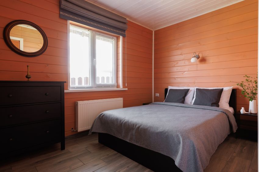 Спальня с двуспальной кроватью