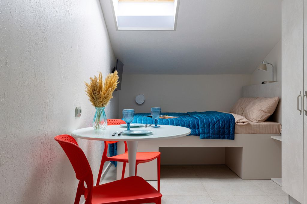 Двухместный с 1 кроватью мансарда