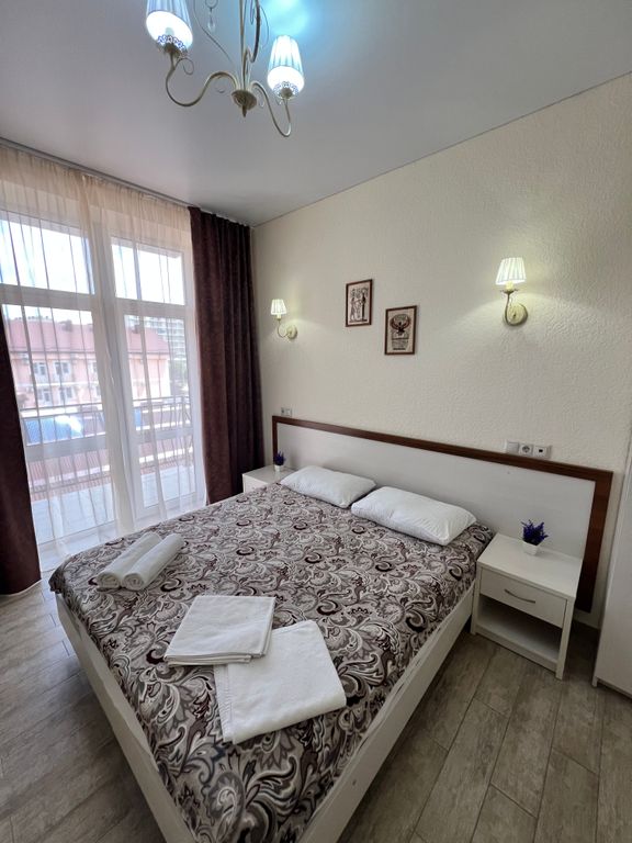 Двухместный номер с 1 кроватью стандарт с Балконом