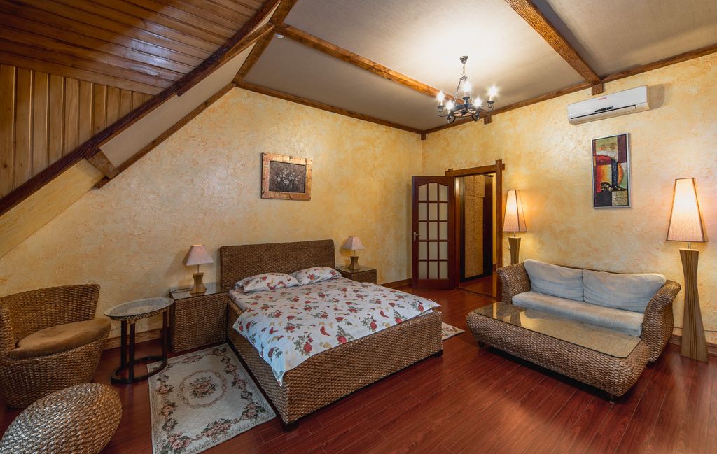 Двухместный номер с 1 кроватью улучшенный с видом на горы