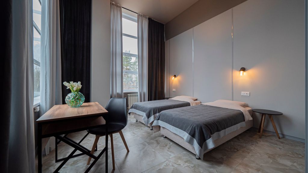 Двухместный номер с 2 отдельными кроватями Делюкс