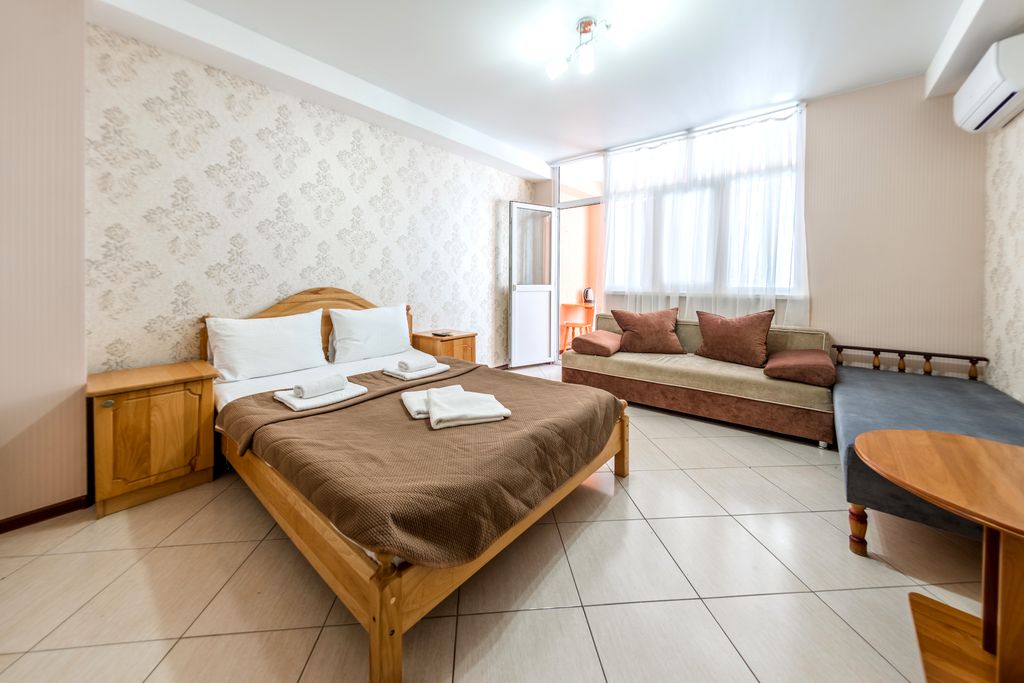 Апартаменты Двухкомнатные с террасой и кухней