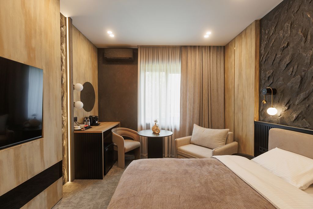 Двухместный номер с 1 кроватью делюкс с кроватью размера super king-size