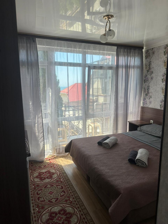 Двухместный номер с 1 кроватью Стандарт с балконом