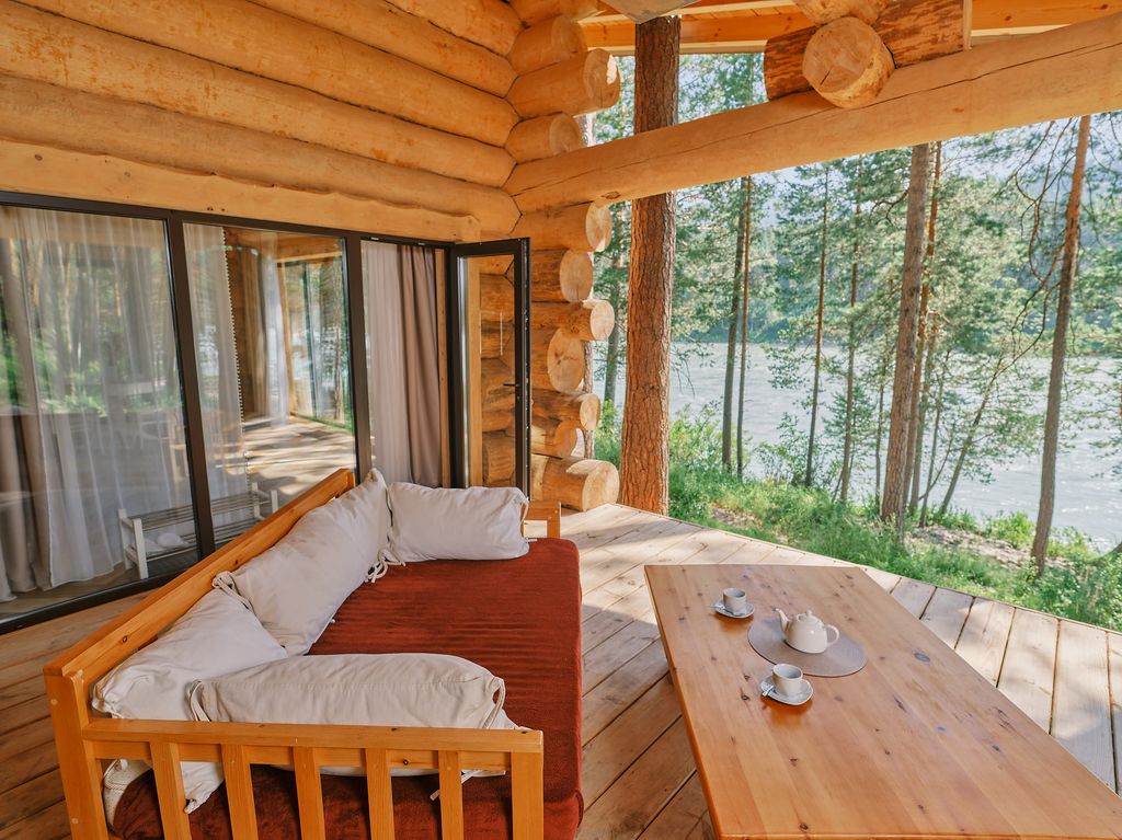 Дом Шале У реки - территория "Детокс"