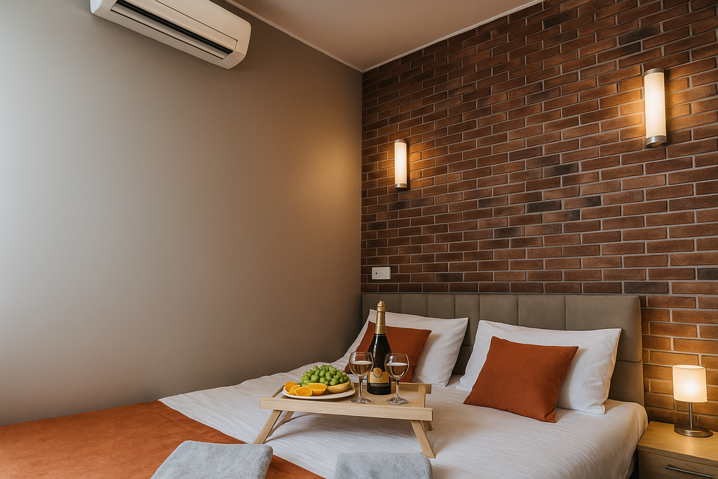 Апартаменты Комфорт Мини Плюс | Гарантия качества | 1 широкая кровать