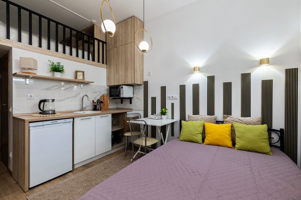 Апартаменты двухуровневый с 2 кроватями