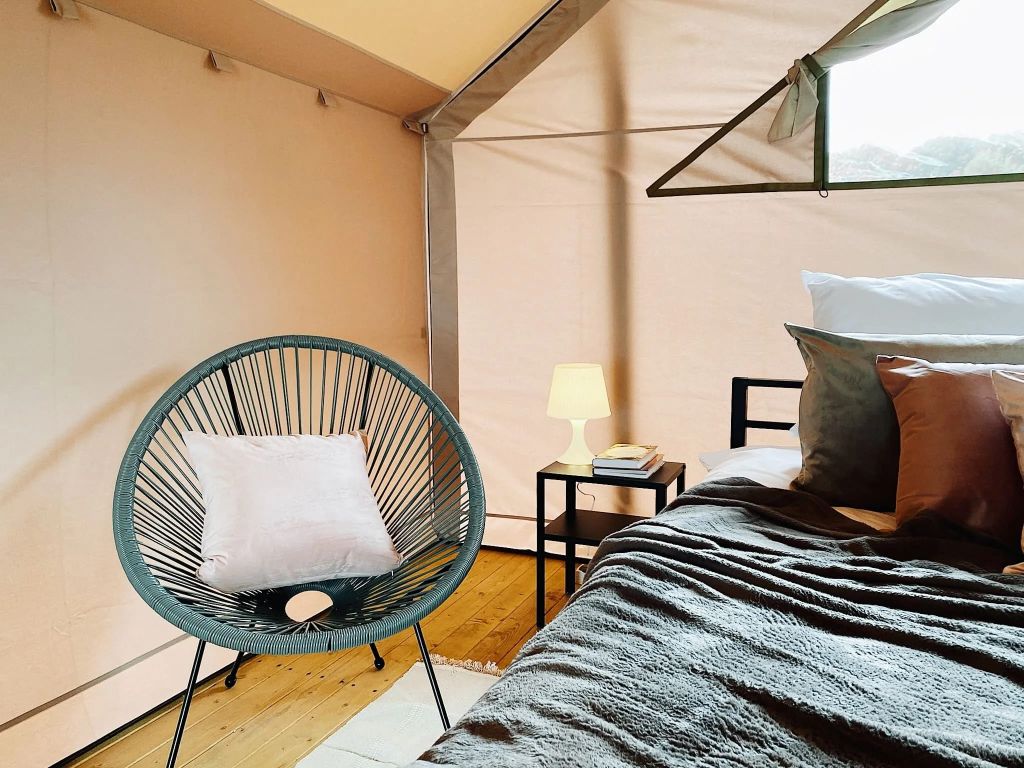 Сафари-тент Шатер Люкс с частичным видом на Куршский залив