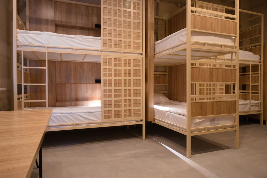 Многоместный мужской номер Кровать в общем номере с 10 кроватями