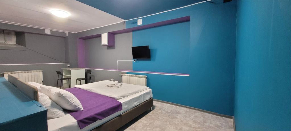 Двухместный номер с 1 кроватью санузел у на этаже