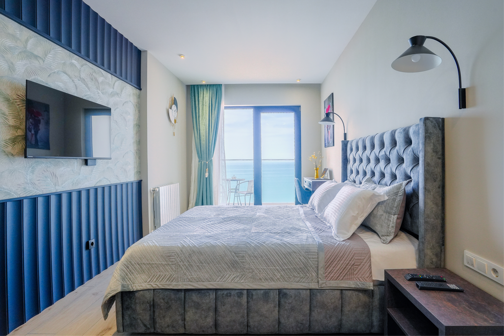 Двухместный номер с 1 кроватью люкс с видом на море