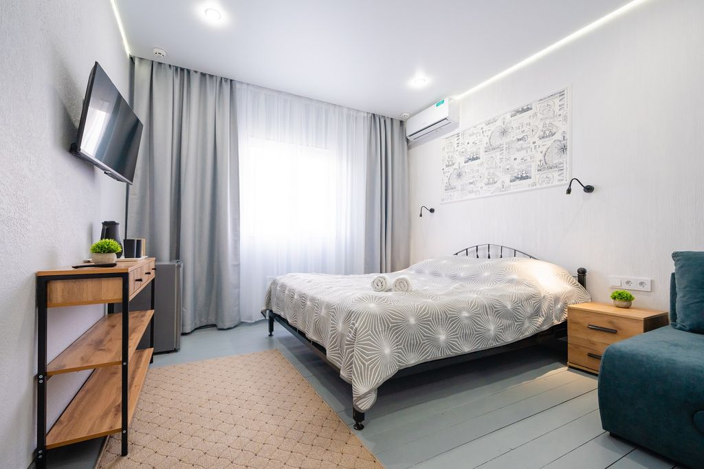 Двухместный номер с 1 кроватью улучшенный с видом на озеро