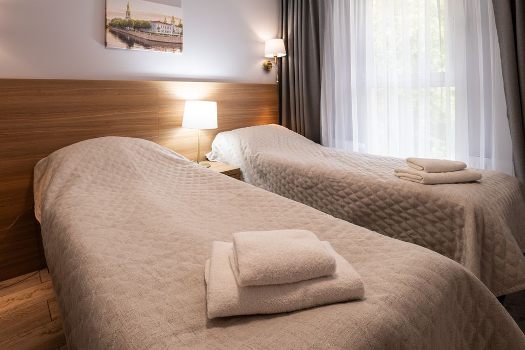 Двухместный номер с 2 отдельными кроватями Студия с видом на море