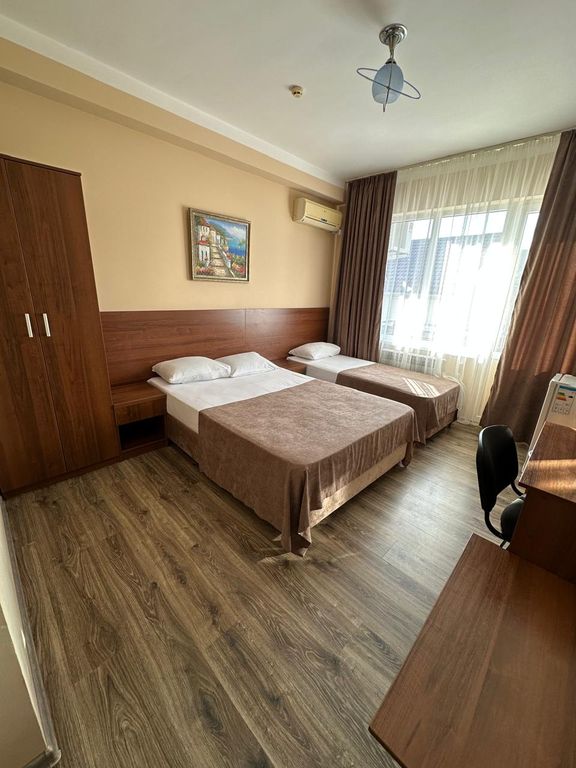 Трёхместный номер стандарт с видом на горы